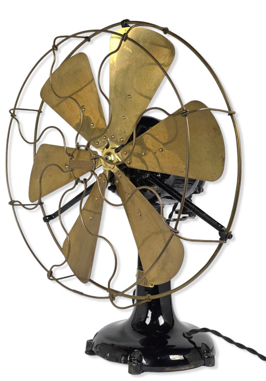 Circa 1911 16" Dayton Tab Base "Toilet Bowl" Oscillator All Original