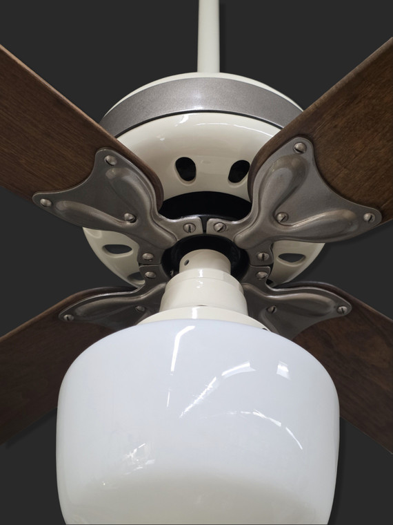 Circa Late 1920's-30's Restored General Electric 36" Ceiling Fan w/light kit