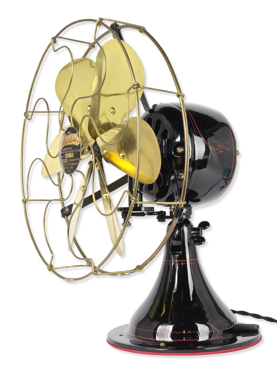 Circa 1914 6 wing  12" Peerless Cone Base Front Oscillator Restored
