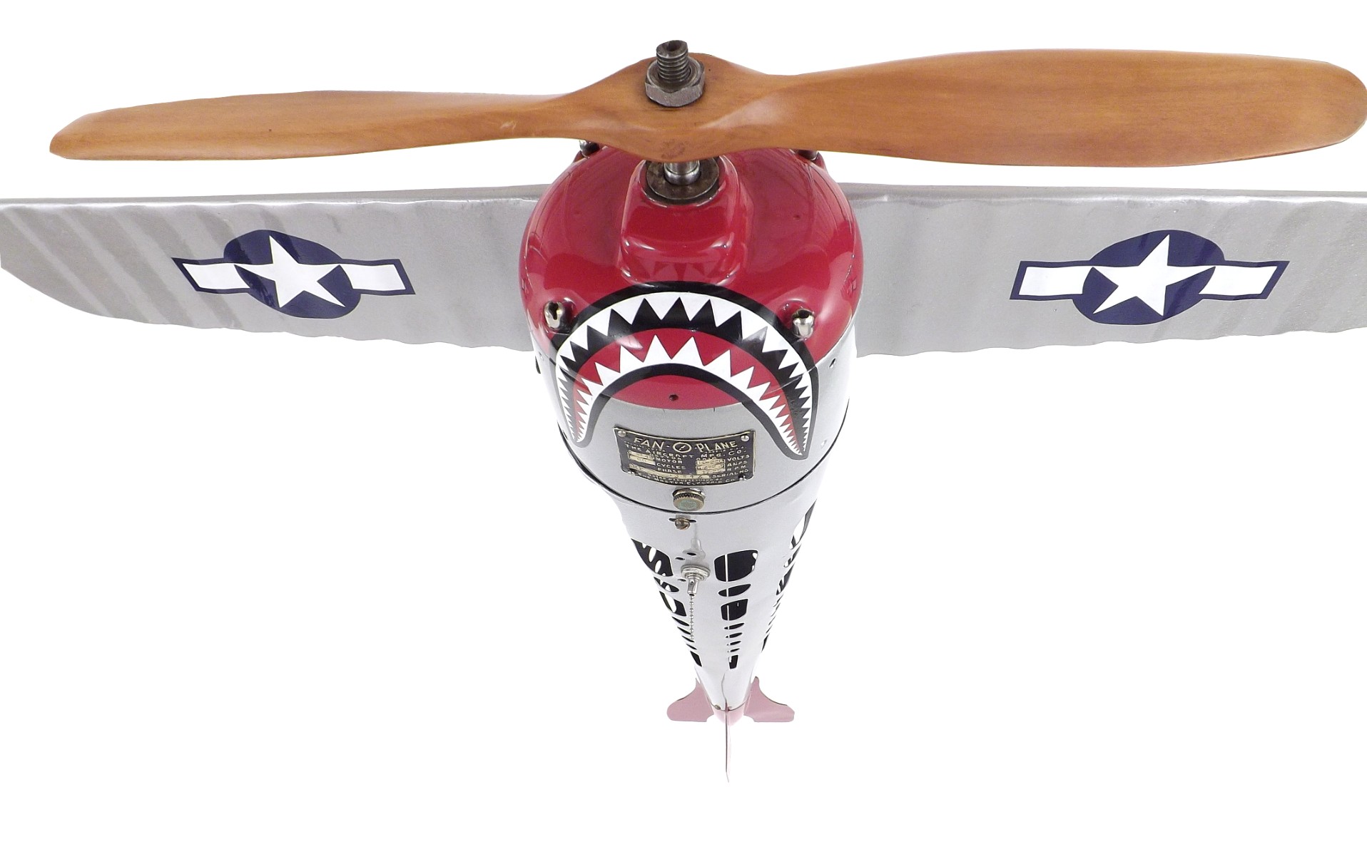 Restored Warbird Fan O Plane Ceiling Fan antiquefanparts