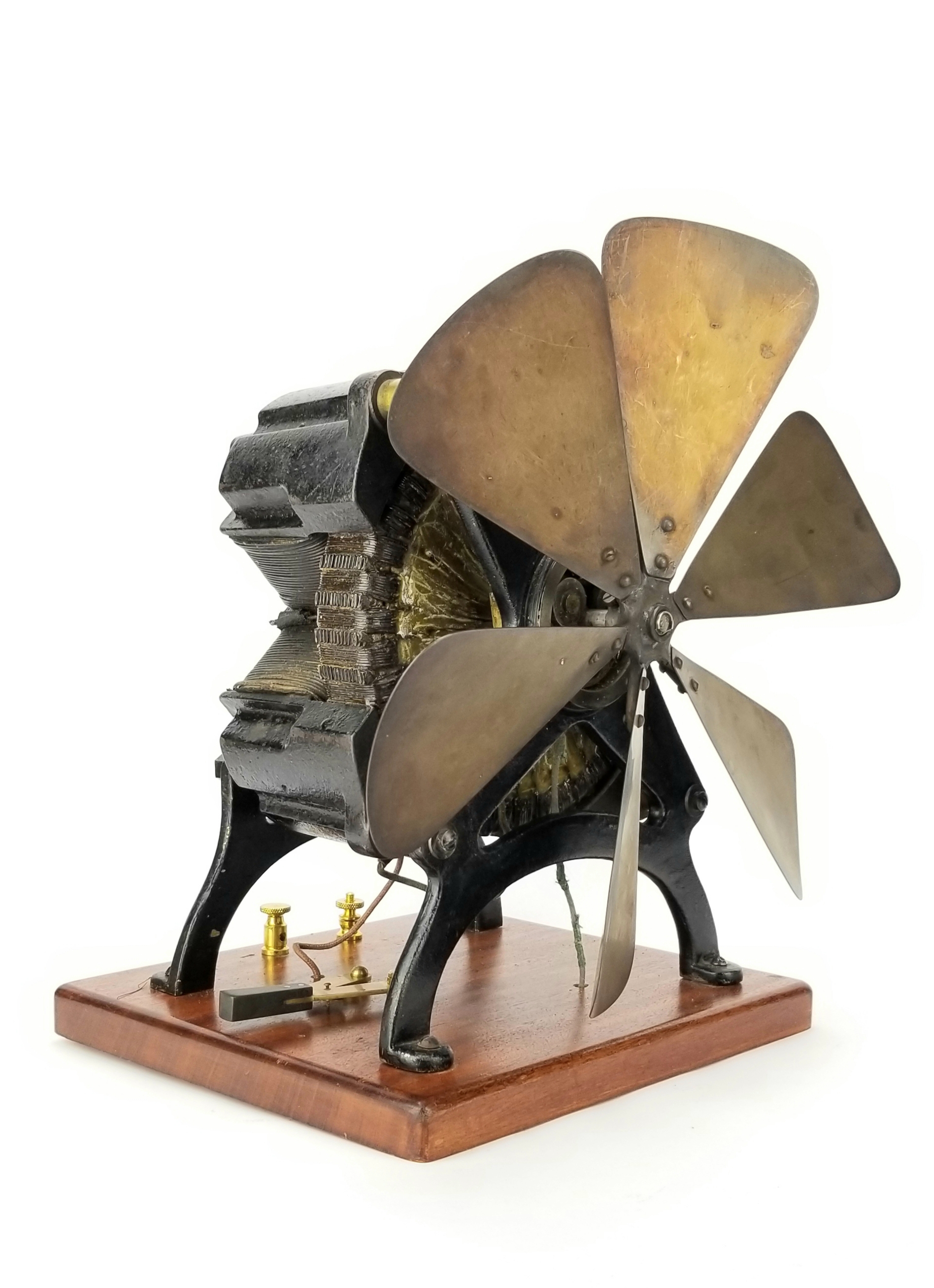 Circa 1888 Edison X Motor Fan