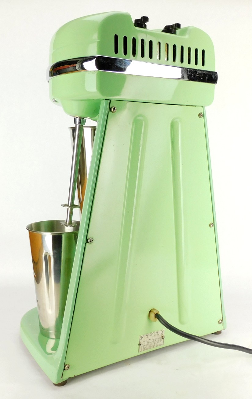 Sold at Auction: HAMILTON BEACH THREE HEAD MILKSHAKE MIXER