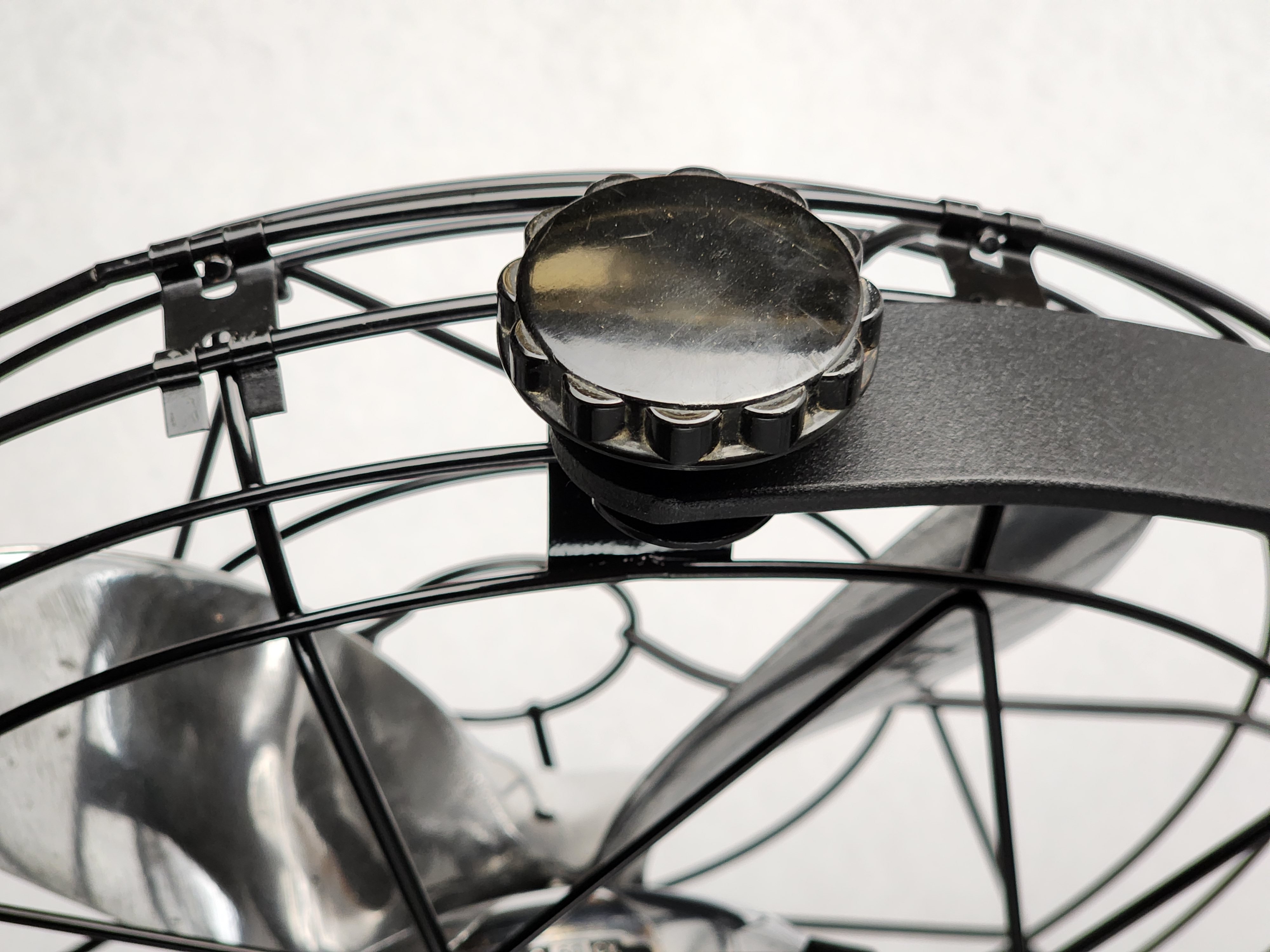 Circa 1940 12" Air Beam Art Deco Restored Desk Fan Antique Fan Supply Co