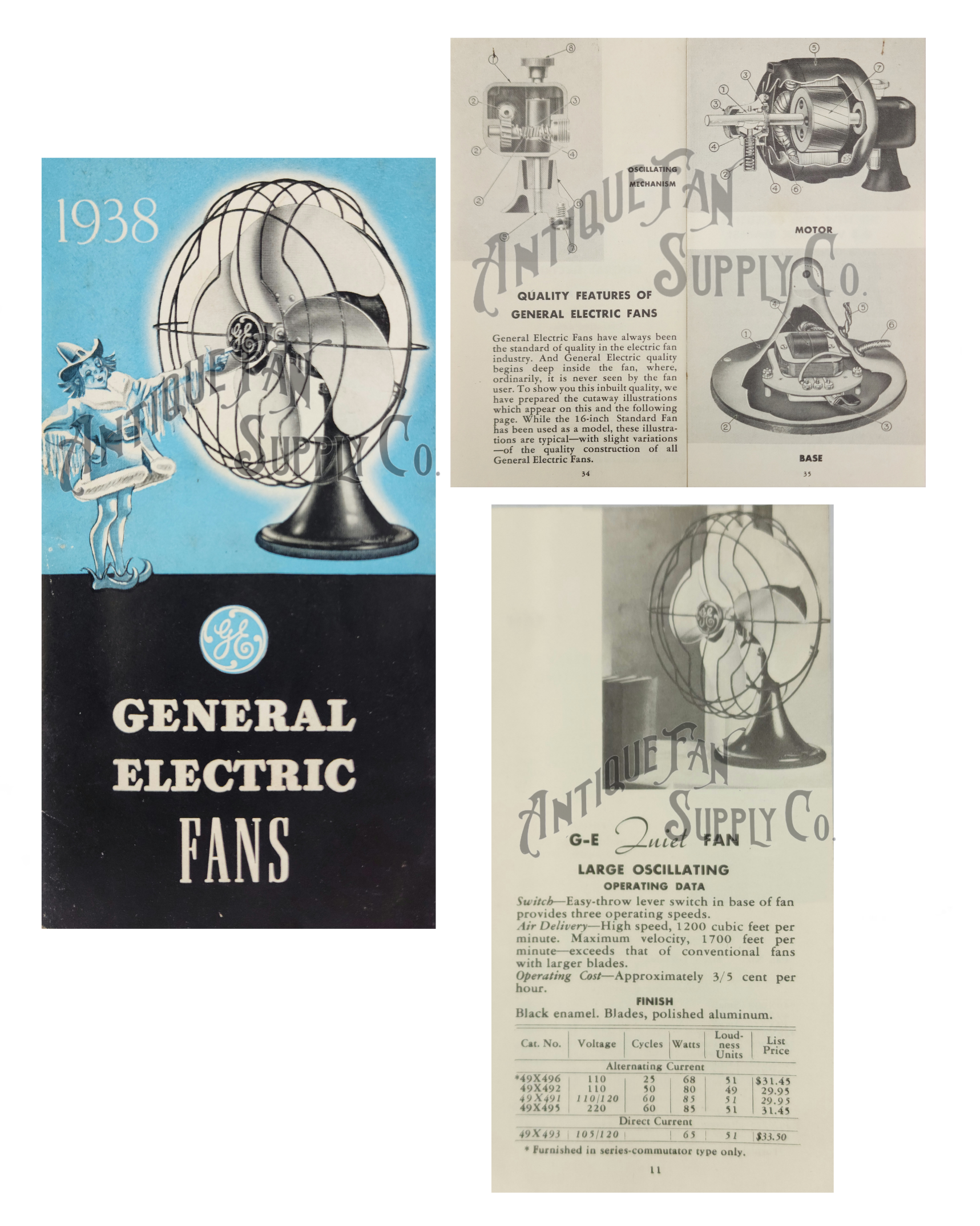 Early 1900's Reiniger Gebbert & Schall Motor - Antique Fan Supply Co