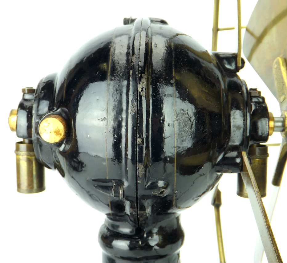 Very Rare 12" DC Sprague Lundell Ball Motor Fan Antique Fan Supply Co