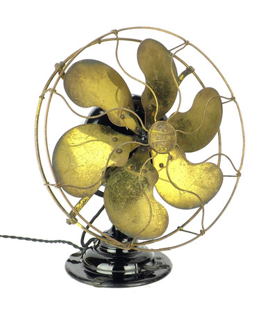 テンダーロイン　アンドファミリー Circa 1912 6 Blade Emerson Type 17666 Desk Fan - Antique Fan