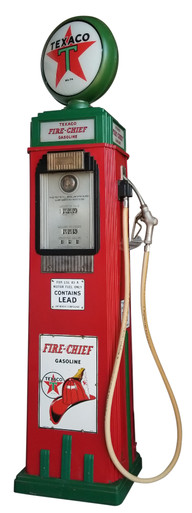 1937 Texaco Service Station Gas Pump Fire Chief - Antique