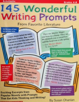 145 Wonderful Writing Prompts From Favorite Literature - Grades 4 - 8 (ID14737)