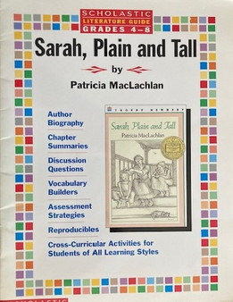 Sarah, Plain And Tall - Scholastic Literature Guide - Grades 4 - 8 (ID17419)
