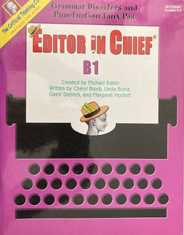 Editor In Chief - B1 - Grades 6 - 8 (ID17990)