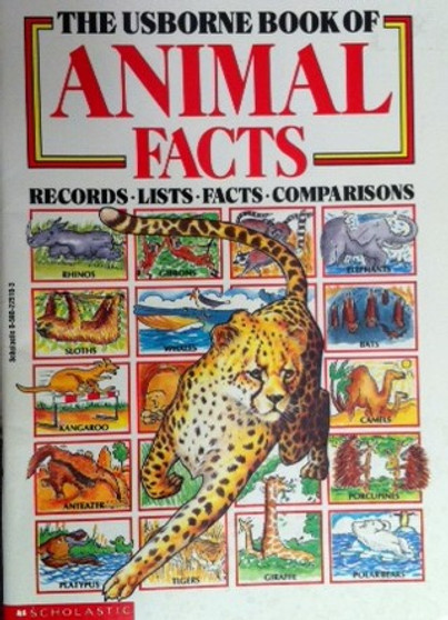 The Usborne Book Of Animal Facts - Records - Lists - Facts - Comparisons (ID10466)
