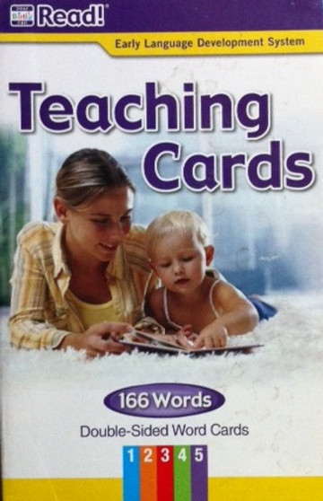 Teaching Cards - Early Language Devopment System - 166 Words - Double-sided Word Cards (ID11566)