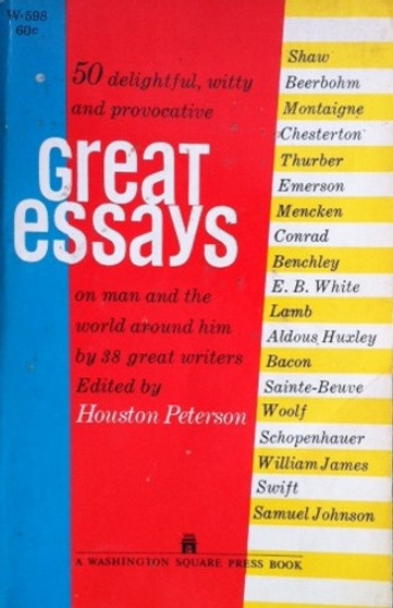 Great Essays - 50 Delightful, Witty And Provocative (ID12571)