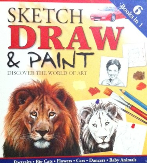 Sketch Draw & Paint - Discover The World Of Art - 6 Books In 1 (ID11931)