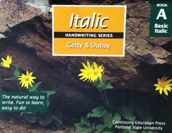 Italic Handwriting Series Book A Basic Italic (ID13781)