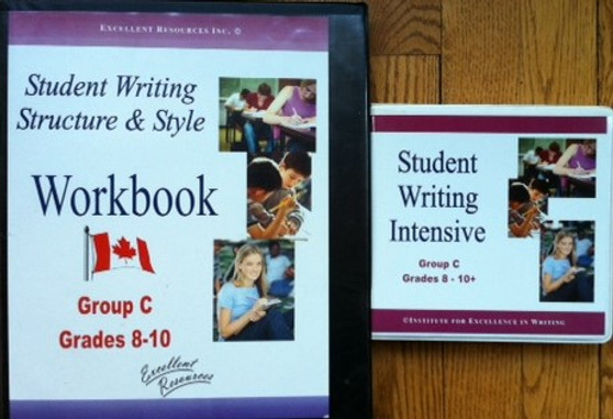 Student Writing Intensive Group C Grades 8 - 10+ / 4 Dvds + Workbook (ID13899)