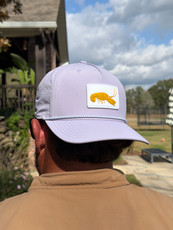Purple and Gold Golf Hat