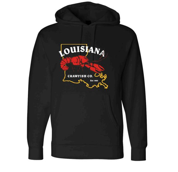 LA Crawfish Co. Black Logo Hoodie