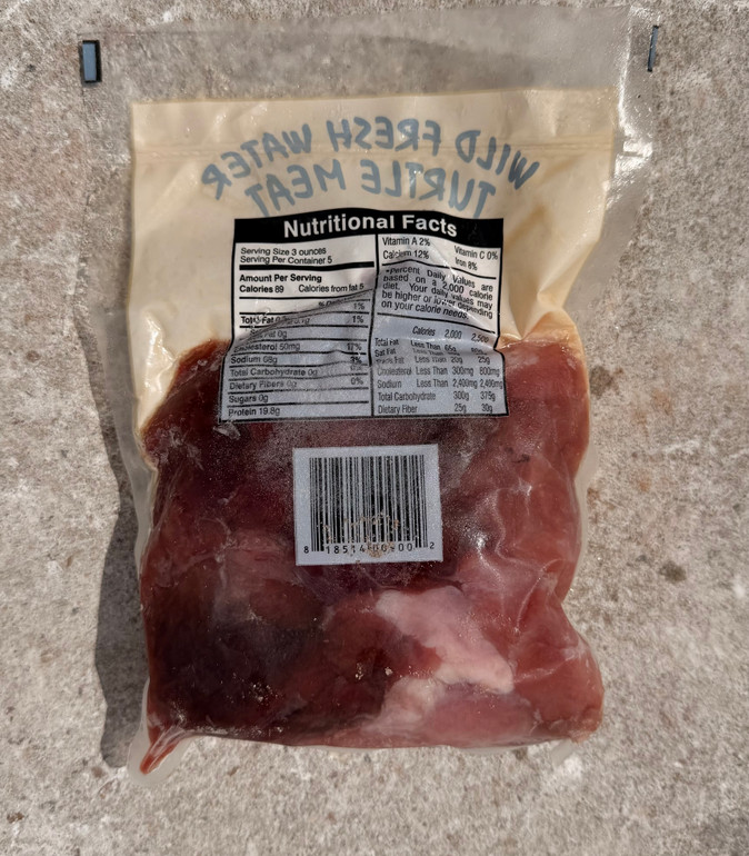 Boneless Turtle Meat 1 lb