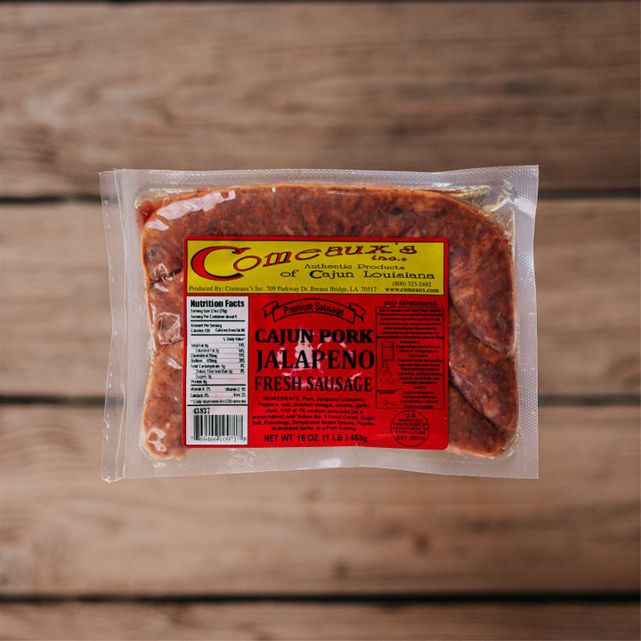Comeaux's Fresh Jalapeno Sausage