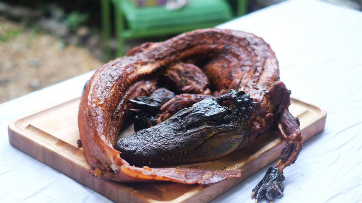 Whole Skinned Alligator per Pound
