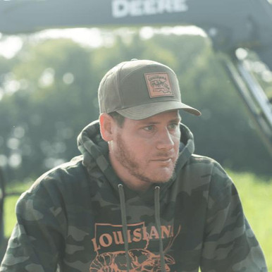 La Crawfish Co. Leather Patch Wax Hat