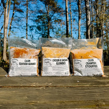 Louisiana Crawfish Company Louisiana Crawfish Co Gumbo Sampler