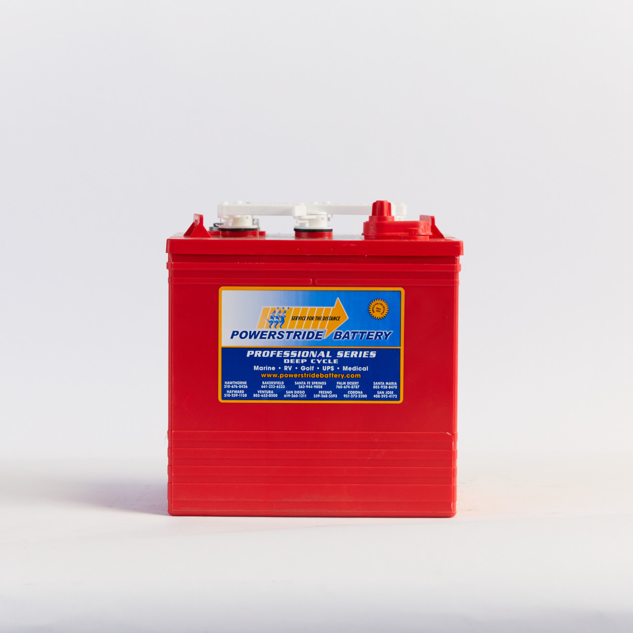 Powerstride - US 2200 XC2 - 6 Volt Deep Cycle Battery -Golf Cart Group Size