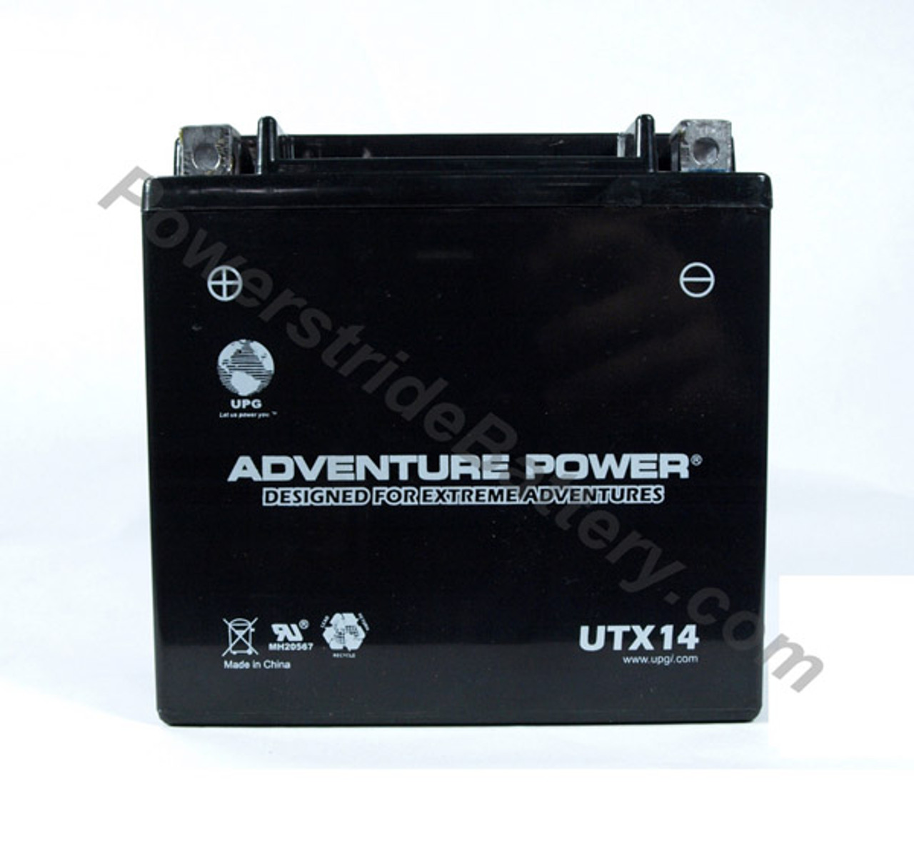 Universal - Adventure Power UTX14 AGM Battery - YTX14-BS