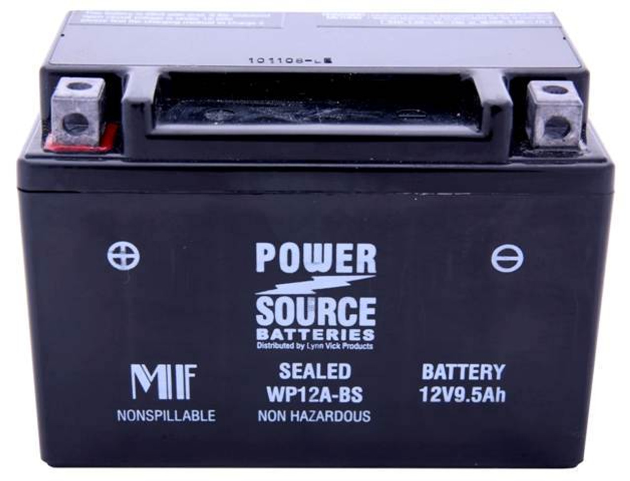 PowerSource - WP14-BS AGM Motorcycle Battery - YTX14-BS