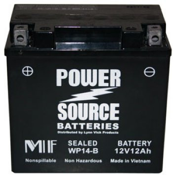 PowerSource - BMW K1200R,S Motorcycle Battery (2005-2009)