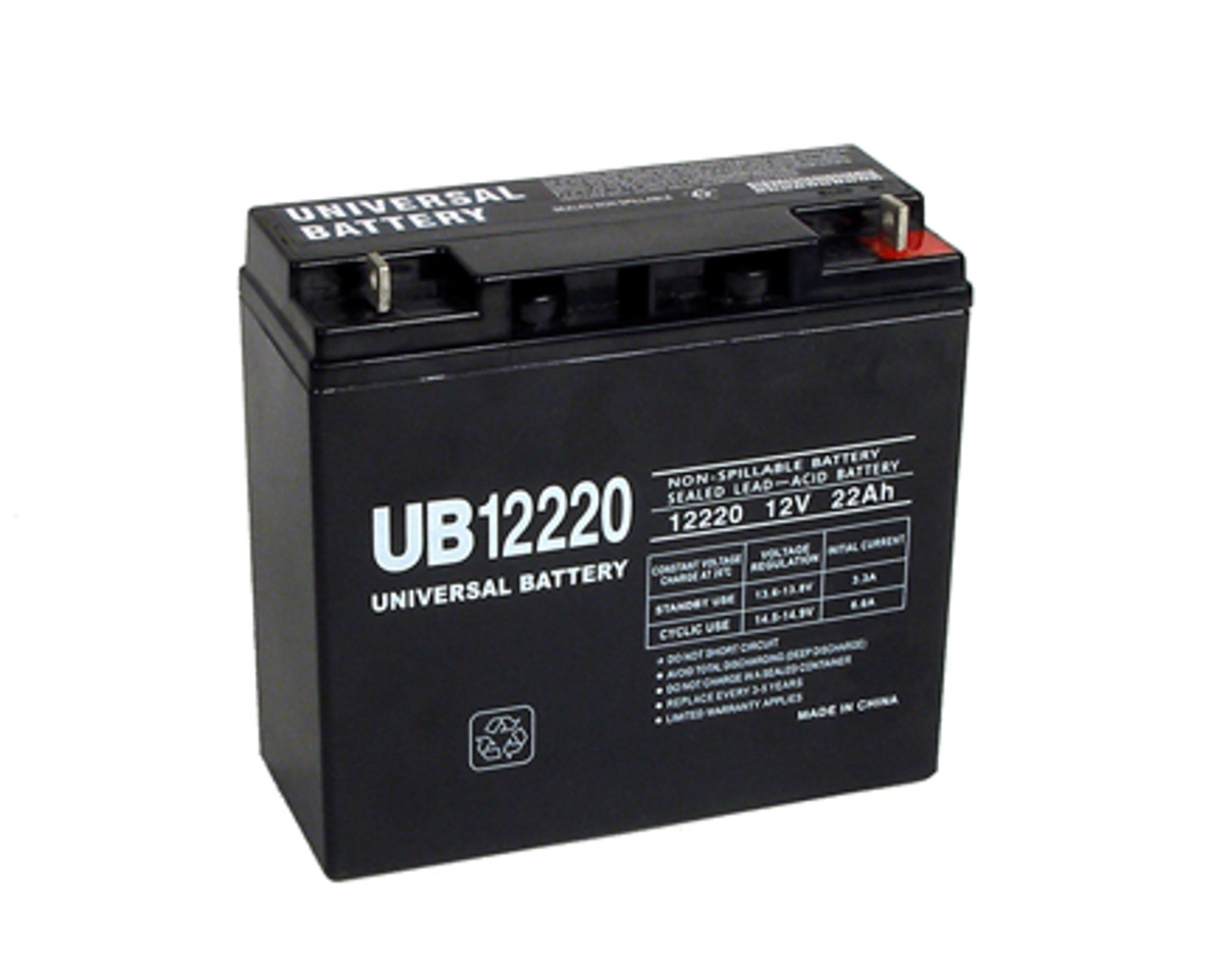 Universal - 12 Volt 22 Ah SLA Battery - UB12220