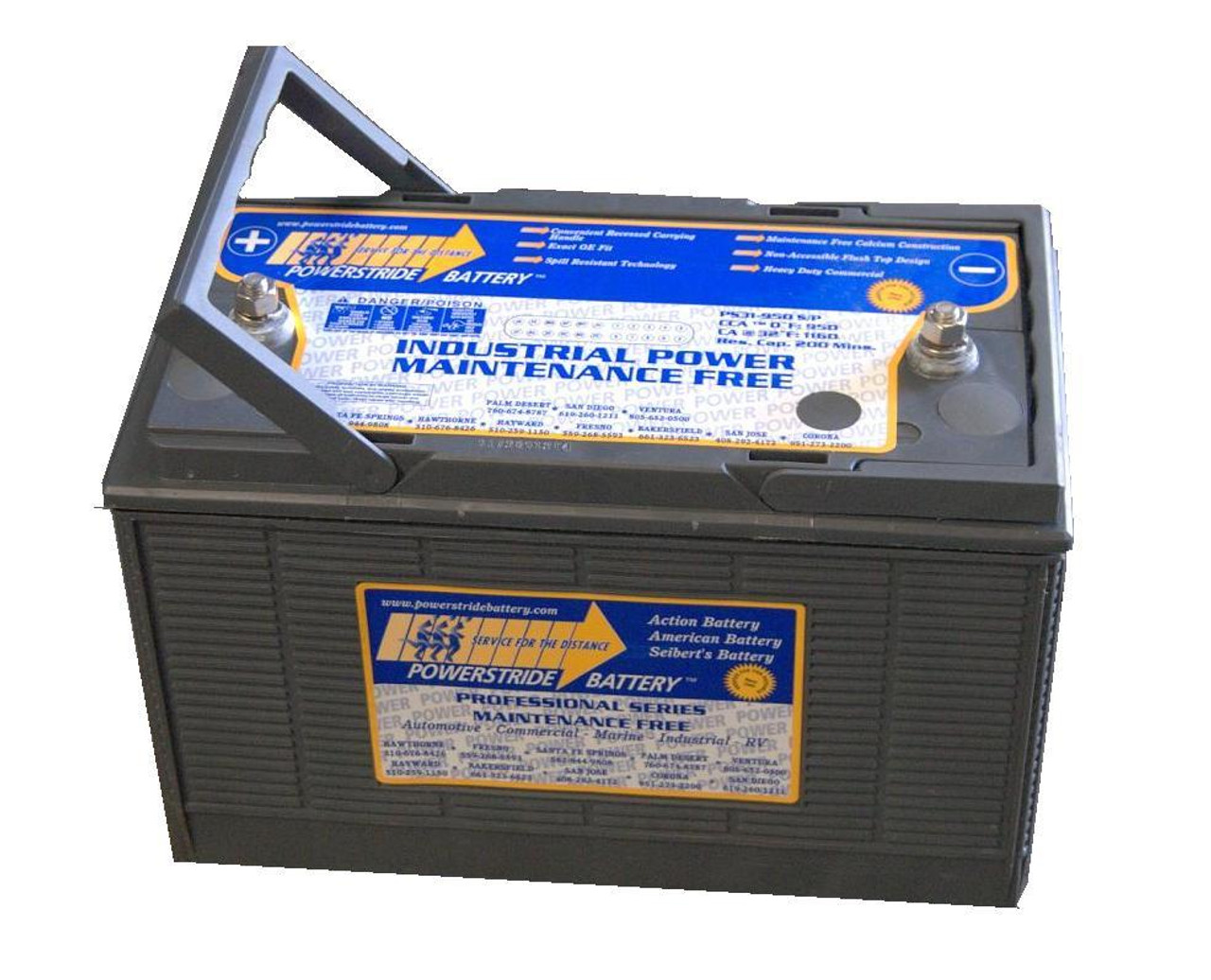 Powerstride - Ford CL-9000 engines) Diesel Battery (1985-1990)