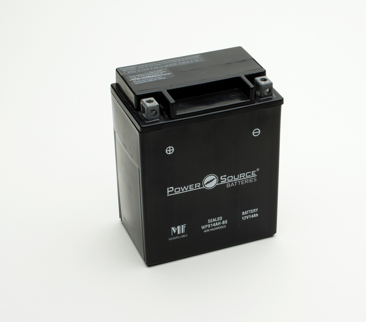 SigmasTek STX14AH-BS AGM Battery – Replacement For Honda VT700C Shadow 700CC (1986-1987)
