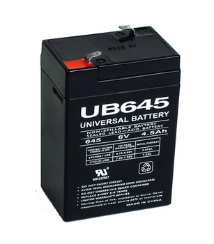 UB645 - 6 Volt 4.5 Ah SLA Battery