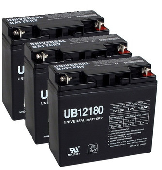 12 Volt 18 Ah UPS Batteries - 3 Pack