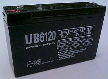 Chloride 1000010136 Emergency Lighting Battery - UB6120