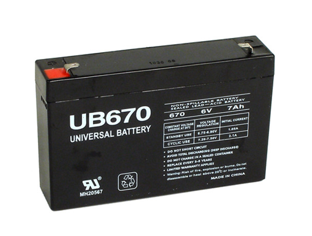 Compatible Replacement for GS Portalac PE6V6.5 Battery