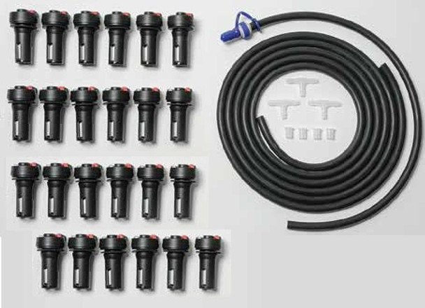 Battery Builders Forklift Battery Watering System for 24 Cells - TB4 Valves