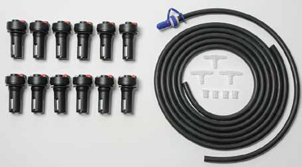 Powerflow Forklift Battery Watering System for 12 Cells - TB4 Valves