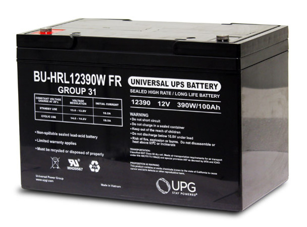 BU-HRL12390W FR - Group 31 UPS Battery