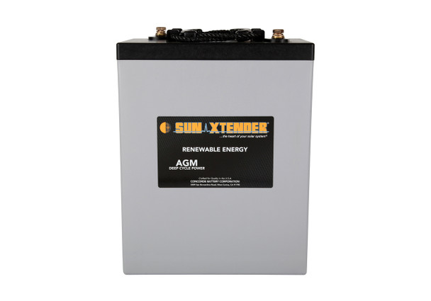 Sun Xtender PVX-3050T 6 Volt Deep Cycle AGM Battery (group GC2 Tall)