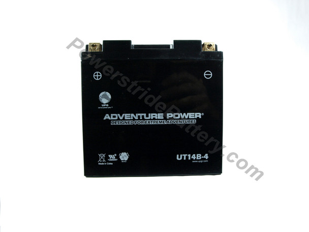 Adventure Power UT14B-4 AGM Motorcycle Battery