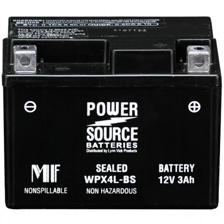 PowerSource - WPX20L-LS AGM Motorcycle Battery | LIGHTNING START