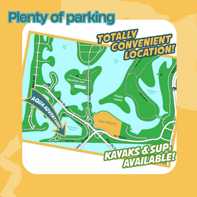 Mission Bay Kayaking with parking