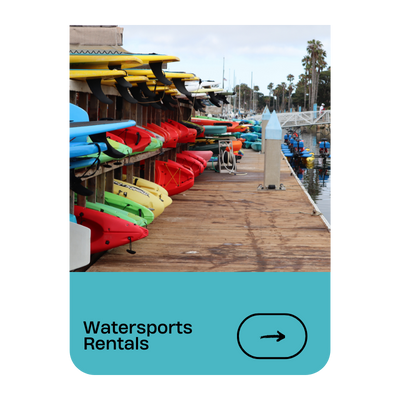 Dockside kayak and stand up paddleboard rentals