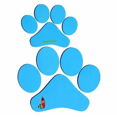 Pup Print Pup Deck Paw Prints - Aqua Adventures