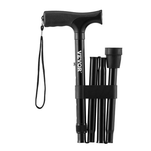  Walking Cane for Man Woman, Folding Walking Stick with 5-Level Adjustable Height & Anti-Slip Rubbe E415-SZKZDPTDJDZBPEGBVV0