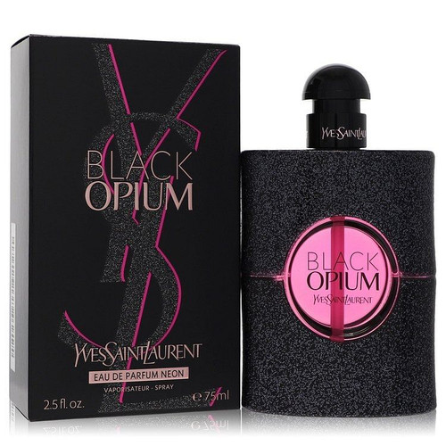Black Opium by Yves Saint Laurent Eau De Parfum Neon Spray 2.5 oz (Women) V728-551914 Black Opium by Yves Saint Laurent Eau De Parfum Neon Spray 2.5 oz (Women) V728-551914