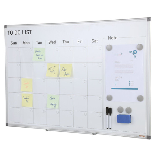 Calendar Whiteboard, 36 x 24 Inches Magnetic Dry Erase Calendar Board, Monthly Planner Whiteboard f E415-BBYCXG3624ABS1776V0